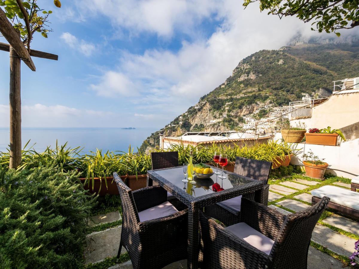 Scorcio D' Oltremare - Sea View Apt In Positano Kültér fotó