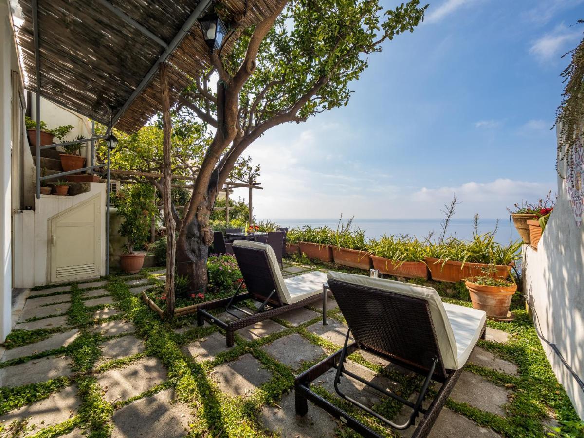Scorcio D' Oltremare - Sea View Apt In Positano Kültér fotó