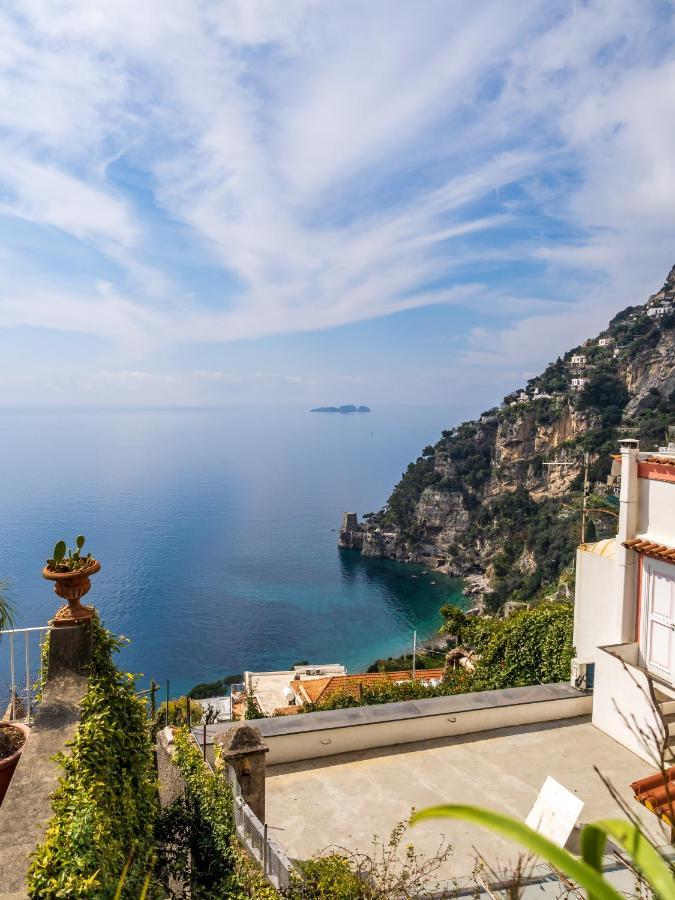 Scorcio D' Oltremare - Sea View Apt In Positano Kültér fotó