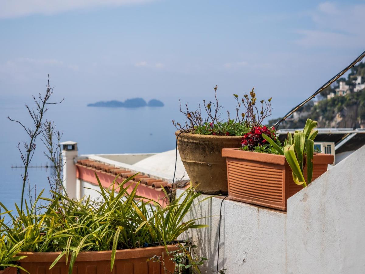 Scorcio D' Oltremare - Sea View Apt In Positano Kültér fotó