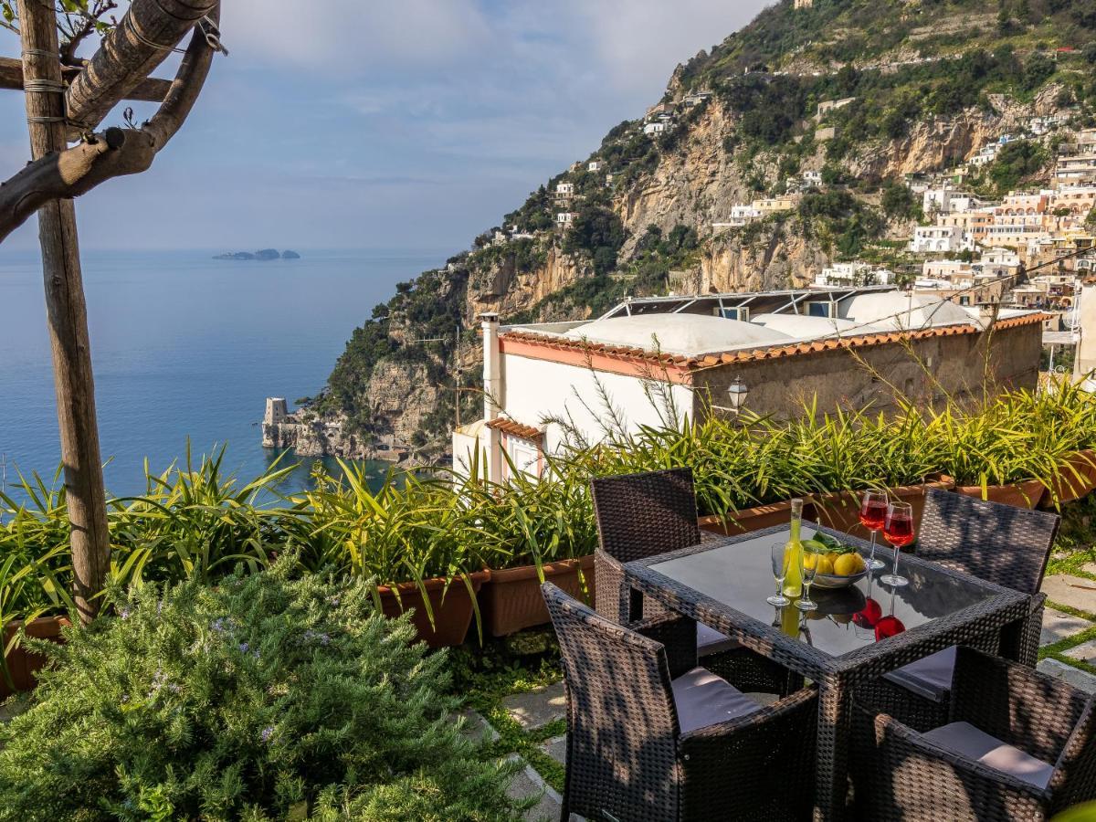 Scorcio D' Oltremare - Sea View Apt In Positano Kültér fotó
